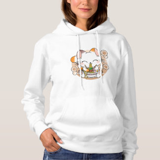 Pull À Capuche Kawaii Chat Ramen nouilles Otaku Anime japonais Ne