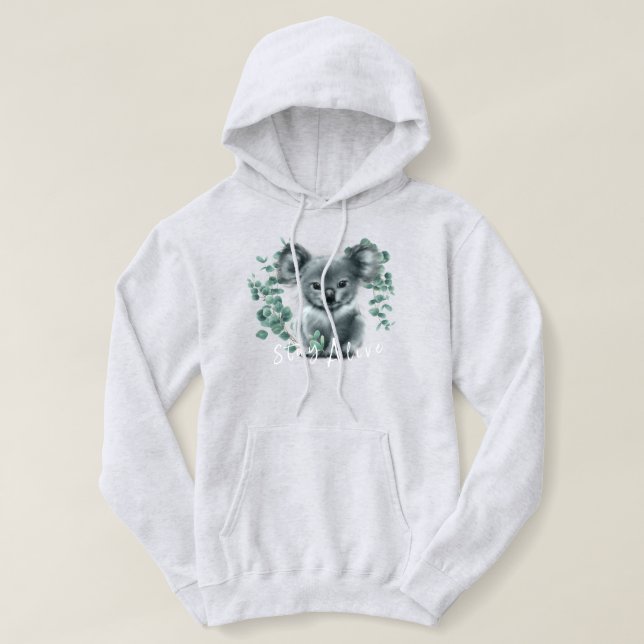 Pull À Capuche Koala (Design devant)