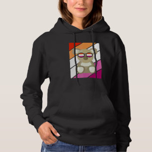 Pull À Capuche Koala avec la fierté drapeau lesbien LGBTQ Fier al