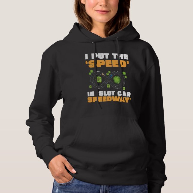 Pull À Capuche La course de voitures à crémaillère J'ai mis la vi (Devant)