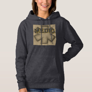 Pull À Capuche La médaille des femmes kaki