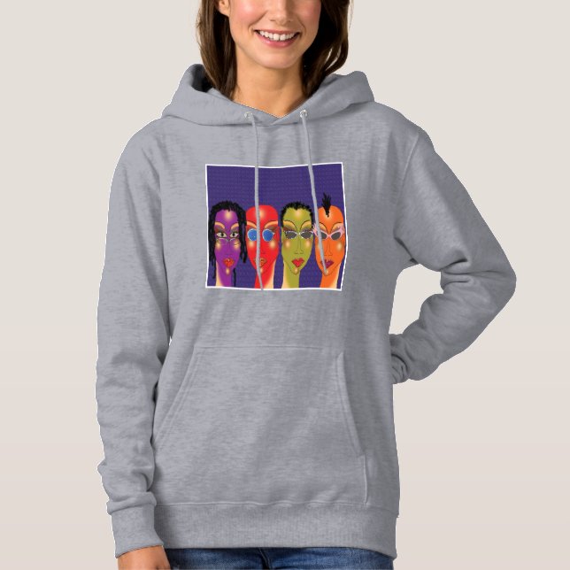 Pull À Capuche La Nuit des filles (Devant)