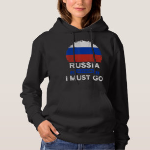 Pull À Capuche La Russie Dit Que Je Dois Aller Héritage Racines R