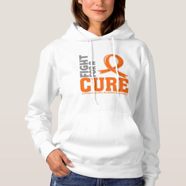Pull À Capuche La Sclérose En Plaques Lutte Pour Un Traitement (Devant)
