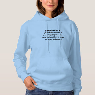 Pull À Capuche La véritable signification de l'éducation au-delà