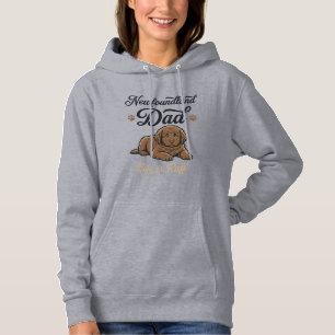 Pull À Capuche La vie de papa Terre-Neuve est rude Vintage T-shir