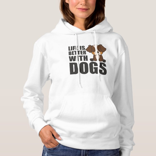 Pull À Capuche La Vie Des Bergers Australiens Est Meilleure Avec  (Devant)