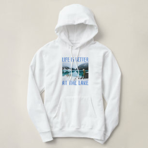 Pull À Capuche La vie est plus belle au bord du lac