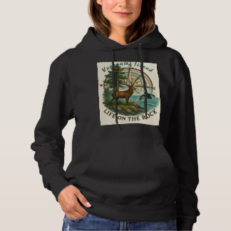 Pull À Capuche La vie sur le rocher Sweatshirt des femmes