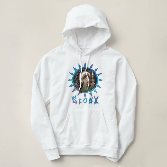 Pull À Capuche Lady Sioux (Design devant)