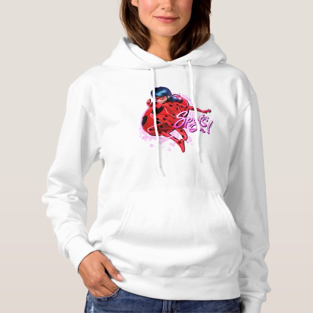 Pull À Capuche Ladybug miraculeux | Spots Sur Graphic (Devant)