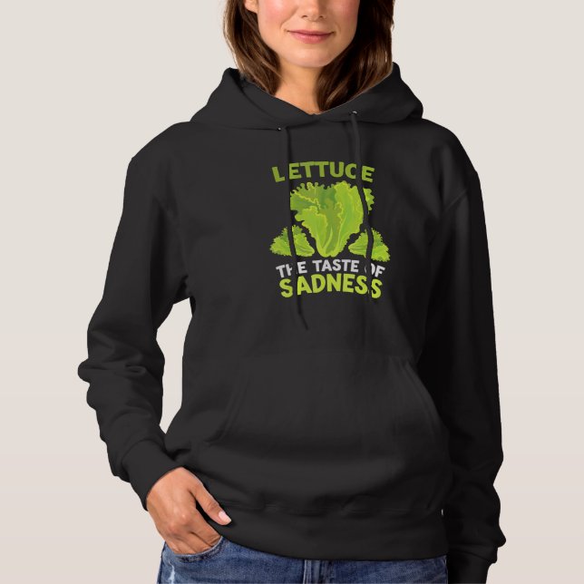 Pull À Capuche Laisser Le Goût De La Tristesse Alimentation Homme (Devant)