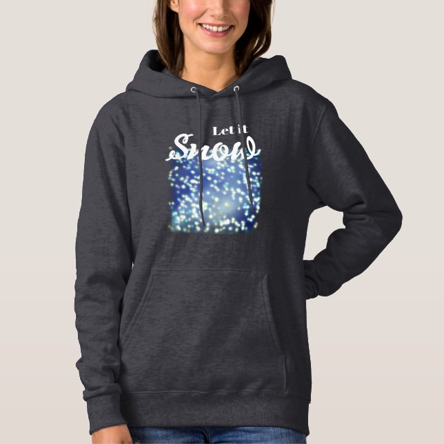 Pull À Capuche Laisser neiger (Devant)