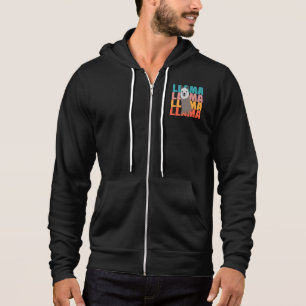 PULL À CAPUCHE LAMA.