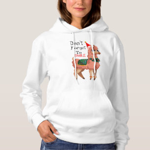 Pull À Capuche lama à Noël