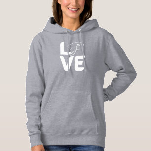 Pull À Capuche L'amour avec la chèvre comme O