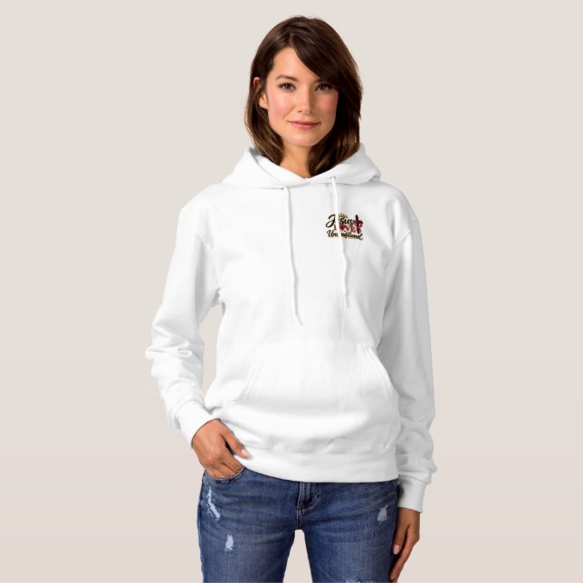 Pull À Capuche L'amour de Jésus est inconditionnel  (Devant entier)