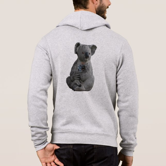 Pull À Capuche L'amour d'une mère (Dos)