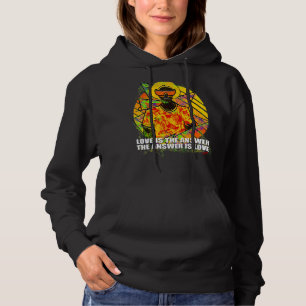 Pull À Capuche L'Amour Est La Réponse