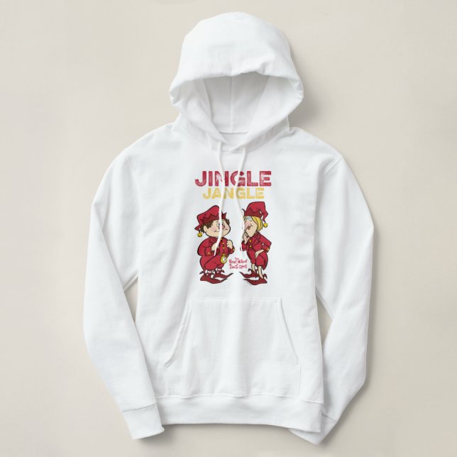 Pull À Capuche L'ANNÉE SANS SANTA CLAUS™ | Jingle & Jangle (Design devant)