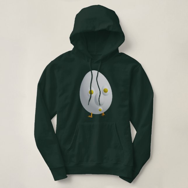 Pull À Capuche L'art de l'oeuf RG RA (Design devant)