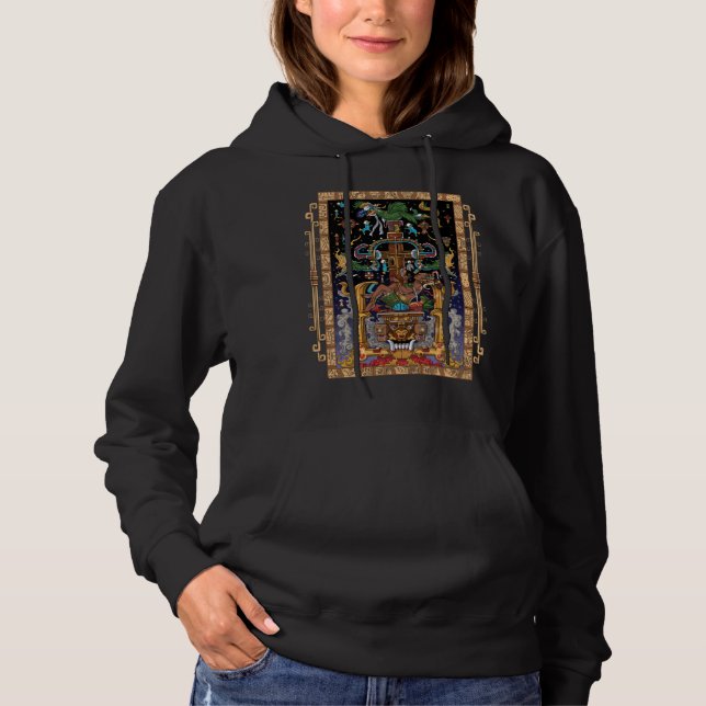 Pull À Capuche L'astronaute maya King Pakal (Devant)