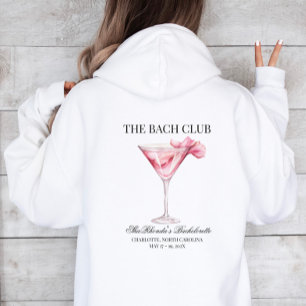 Pull À Capuche Le Bach Club Pink Cocktail Social Club