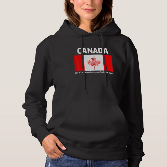 Pull À Capuche Le Canada Est L'Un Des Pays Les Plus Aimés Du (Devant)