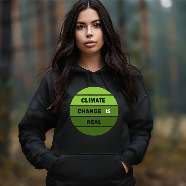Pull À Capuche Le changement climatique est une réelle prise de c (Créateur téléchargé)