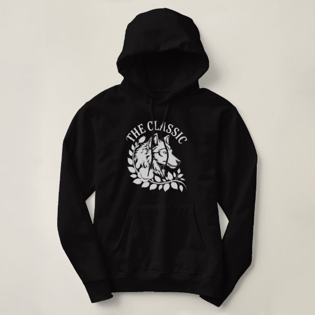 Pull À Capuche Le Classique – Esprit du loup (Design devant)