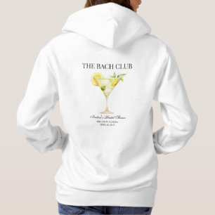 Pull À Capuche Le cocktail citron demoiselle d'honneur du Bach Cl