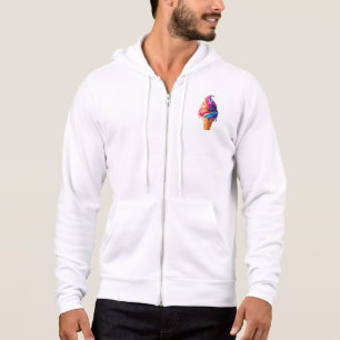 Pull À Capuche Le cône de glace classique de SlipperyJoe's vibran