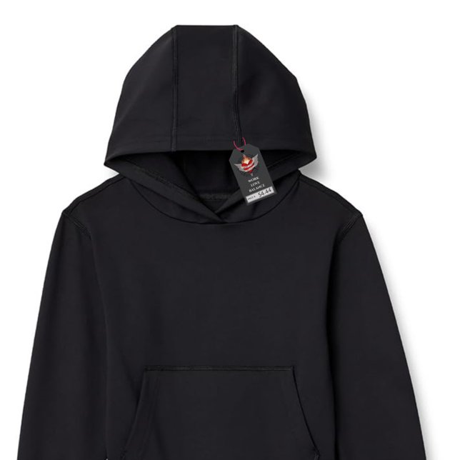 Pull À Capuche Le design du script et de l'aile arrière WORK LOVE (Créateur téléchargé)