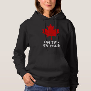 Pull À Capuche Le drapeau canadien de la Feuille d'érable de l'Éq
