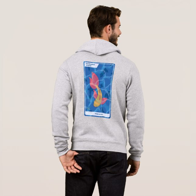 Pull À Capuche Le Hiérophante à l'envers (Dos entier)