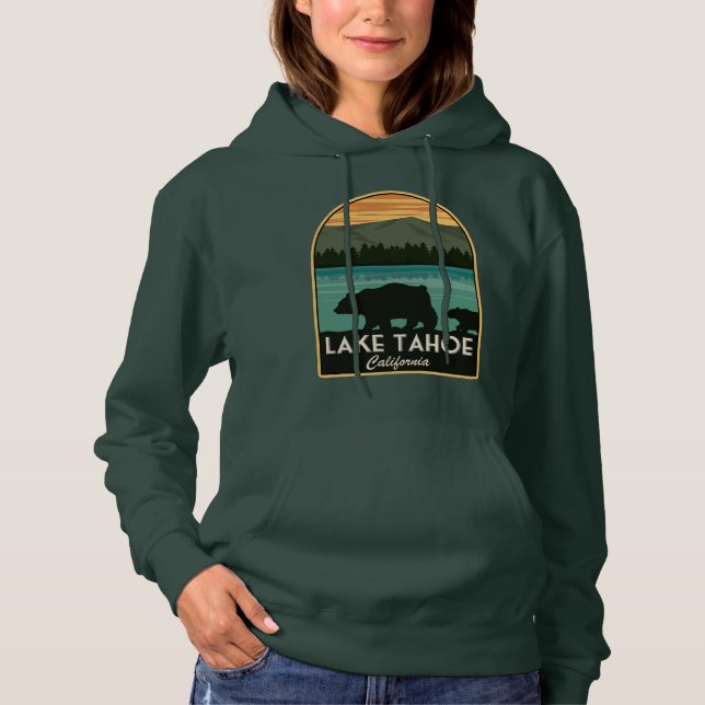 Pull À Capuche Le lac Tahoe en Californie (Devant)