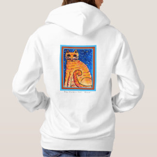 Pull À Capuche Le logo de la morue cosmique avec le chat cosmique