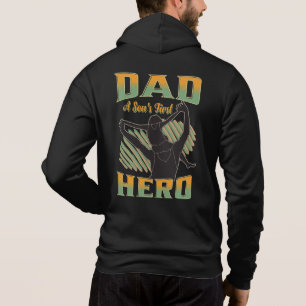 Pull À Capuche Le premier héros de Papa A Son Fils