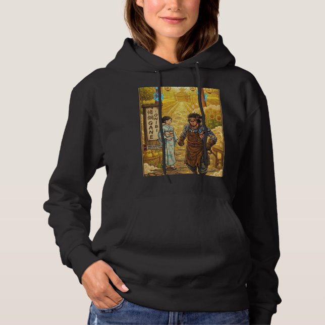Pull À Capuche Le Vœu de Spirit Forge – Hagane & Les Soleils Éter (Devant)