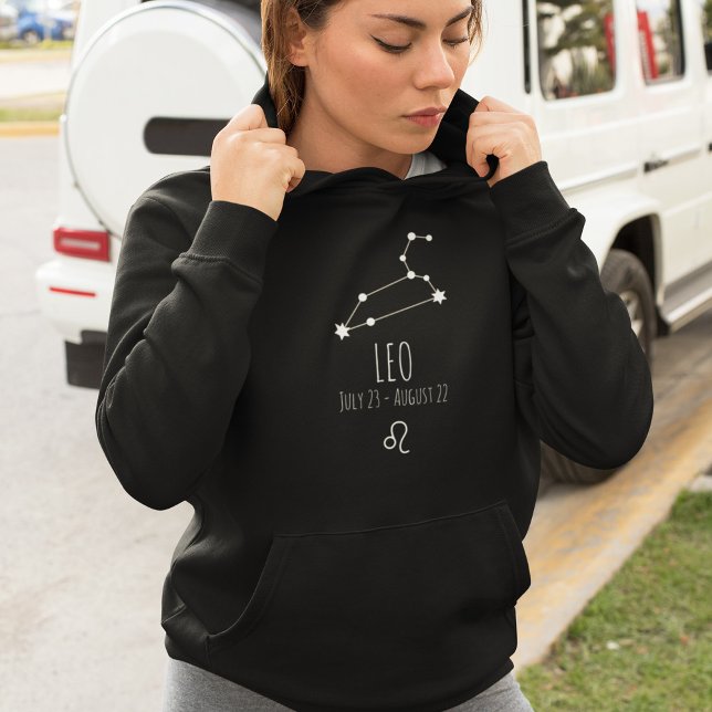 Pull À Capuche Leo | Constellation Zodiaque personnalisée (Créateur téléchargé)