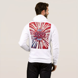 Pull À Capuche Les 250 ans d'Amérique 1776-2026 Feux d'artifice R