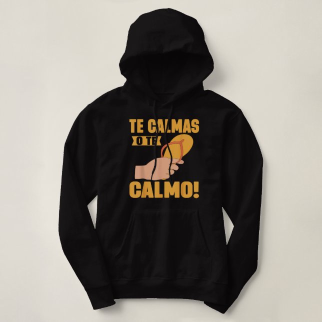 Pull À Capuche Les Calmas O Te Calmo Mexicain (Design devant)