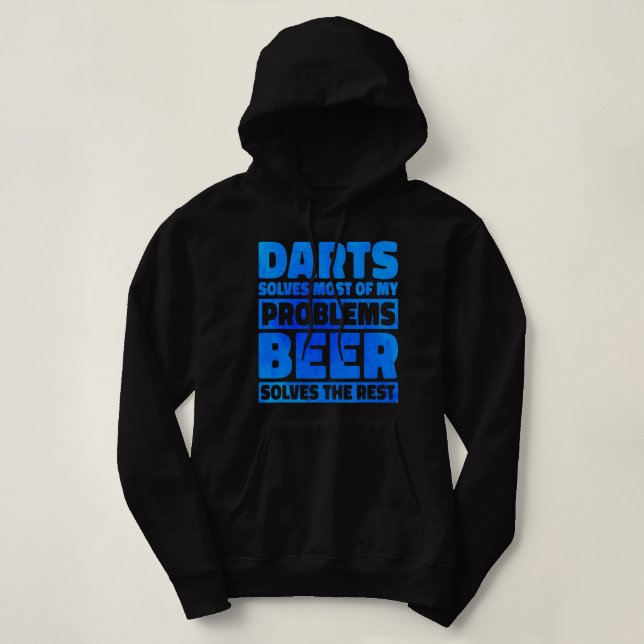 Pull À Capuche Les Fosses De Bière Résoudre La Plupart De Mes Pro (Design devant)