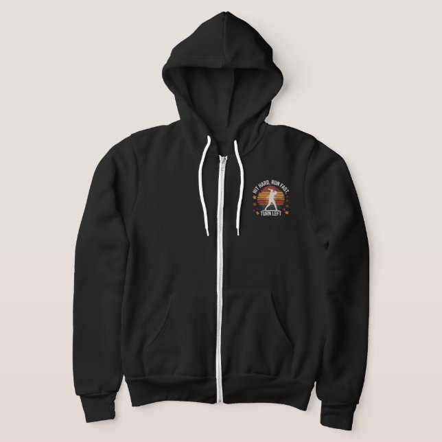 Pull À Capuche Les Joueurs De Baseball Atteignent Hard Run Rapide (Poser)