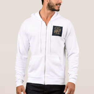 Pull À Capuche Les légendes sont nées en juillet Qualité original