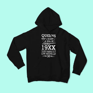 Pull À Capuche Les reines personnalisées sont nées à la date M