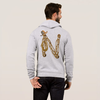 Pull À Capuche Lettre de corde - N