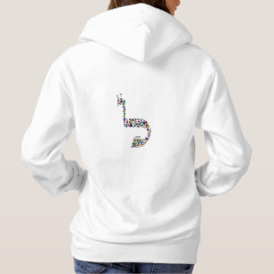 Pull À Capuche Lettre 'LAMED'