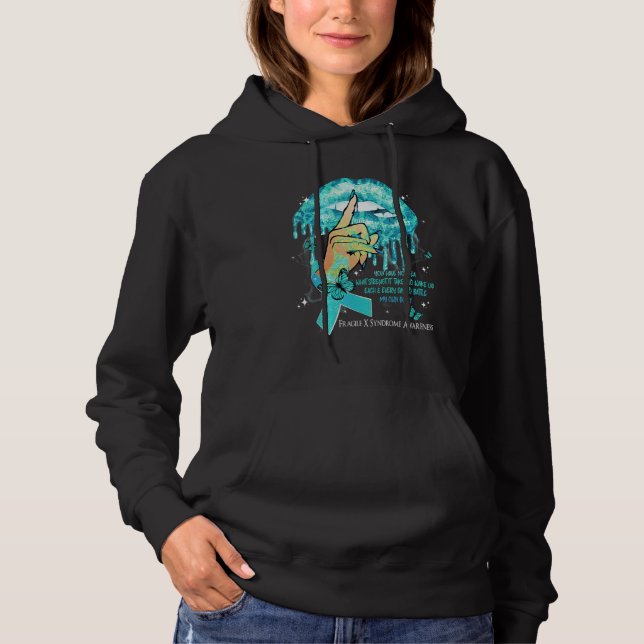 Pull À Capuche Lèvres qui dégoulinent Papillons Femmes Syndrome d (Devant)