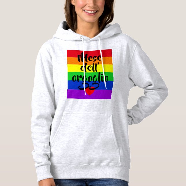 Pull À Capuche #LGBT #love #pride #gay #lesbiennes #freedom #para (Devant)
